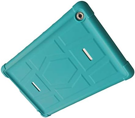 Cover for Huawei MediaPad M5 10.8 CMR-W09 CMR-AL09 Also Fit M5 Pro 10.8 Inch Tablet Bumper with Handstrap CMR-W19 CMR-AL19 Kids Friendly Soft Silicone Rugged Case Turquoise