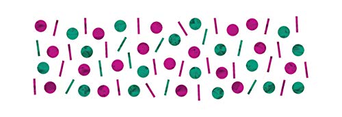 Confettis de remise de diplôme bleu sarcelle et rose (34g) pour décoration de fête