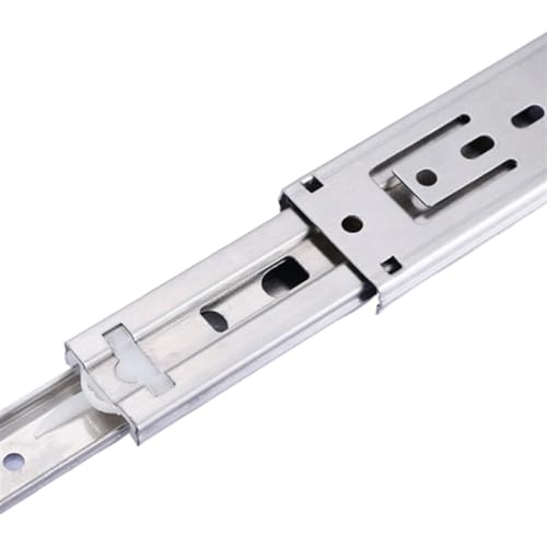 Glissières de tiroir acier inoxydable robustes triple section - 3