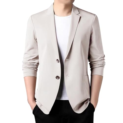 Mens Sport Coats And Blazers Slim Fit Business Casual Men Suit Sport Coat One Button Travel Blazer Lightweight Jacket