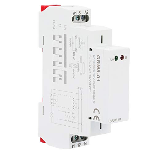 Relais d'impulsion électronique GRM8-01 évite les pertes de courant AC/DC12-240V