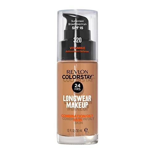 Revlon Colorstay Longwear Makeup Combo/Oily, 320 True Beige, 1 fl...