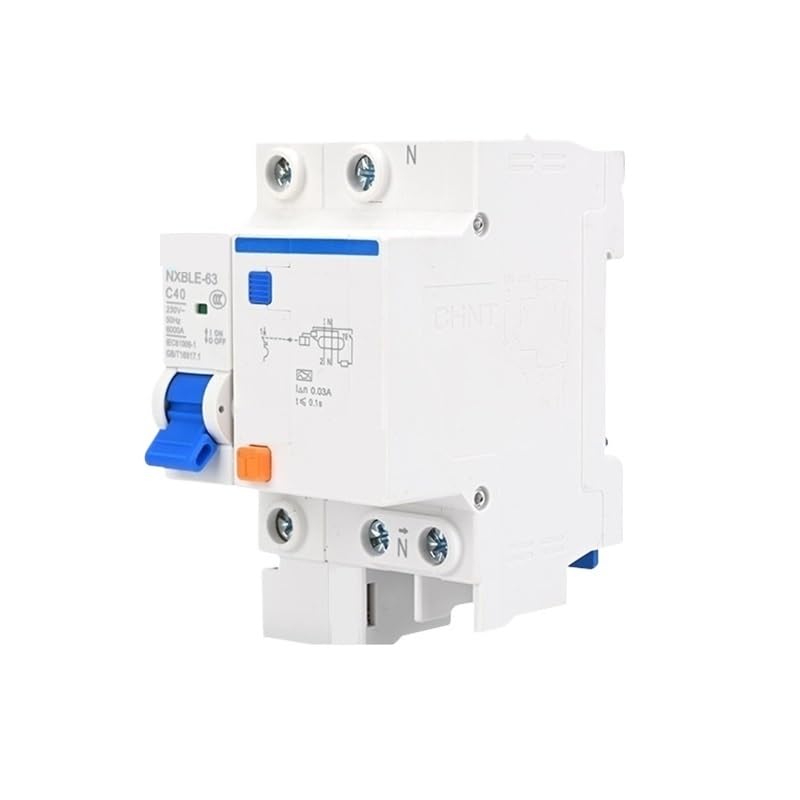 Interruttore differenziale tipo A NXBLE-63 RCBO 1P+N 2P 40A Stazione di ricarica Fotovoltaico Solare Tipo A(1P and N)