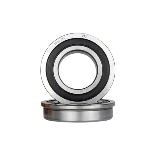 DINGGUANGHE 2PCS P4/P5 Flange Bearing F6004/6805/6905/6005 ZZ High Speed Flanged Ball Bearing (Size : F6005ZZ/P4 25x47x12mm)