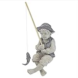 La dimensione della decorazione dell'amico dei nostri pescatori all'aperto è 15*10*15 cm. Rendilo una scelta ideale per stagni all'aperto, vicino a vasche per pesci d'acqua salata o vicino a giardini Zen giapponesi Japanese