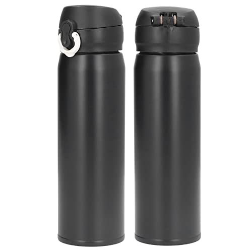 Botella de Agua Aislada de Acero Inoxidable de 500 Ml, Botella de Agua Termo de Doble Pared Aislada, Taza de Café… - Imagen 7