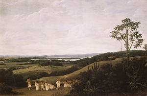 Peinture à l'huile Frans Post tableau A Brazilian Landscape 1650 de 12x16