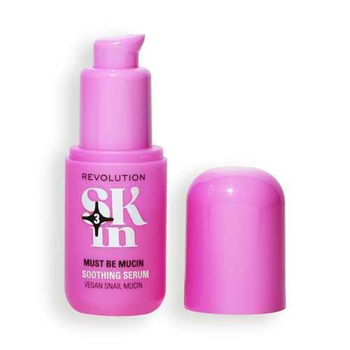Revolution SKin, Must Be Mucin Soothing Serum, Beruhigendes Serum mit Schneckenschleim, Hydratisiert und polstert auf, Vegan und Tierversuchsfrei, 30ml