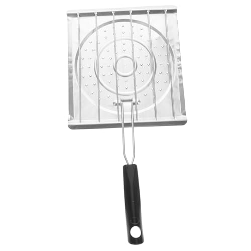 Inoxidable para Camping Mango Plegable Rejilla para Asar Pan Carne y Verduras Distribución Uniforme del Utensilios de Cocina