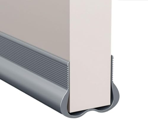 Image of Gap Filler for Door Bottom Seal Strip - Sound-Proof, Reduce Noise, Energy Saving Door Stopper for Reduce Door Dust, Insects Protector (Grey)