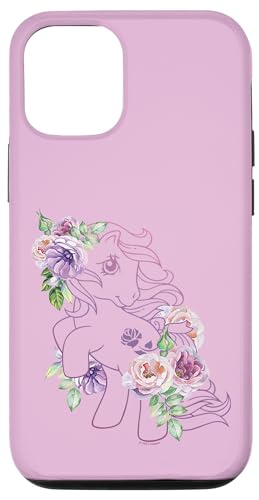 Coque iPhone 12 poney floral My Little Pony anti-rayures