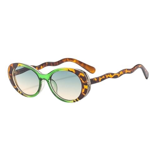 Lunettes de soleil ovales anti-UV : finies les montures qui glissent avec le style hip hop
