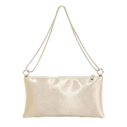 Sac à main en satin pour femme avec sac à bandoulière pour mariage et soirée