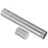 TINEASUR Tube de Stockage en Acier Inoxydable Argenté pour Certificats de Naissance et Documents Importants, Grosse Capacité, Léger, Élégant et Cylindrique, pour Diverses Occasions