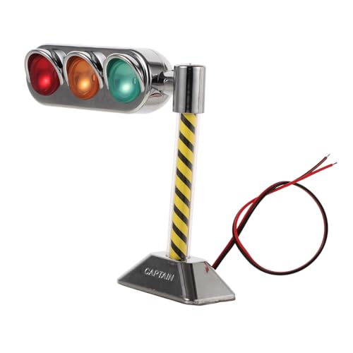 PRETYZOOM Led Traffic Signal Light Ornament Interior Car Decor Mini Traffic Light Model Diy Car Decor Long Lasting Led