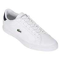 Lacoste Mens Lerond Plus 0721 1 CMA White/Navy, US 13