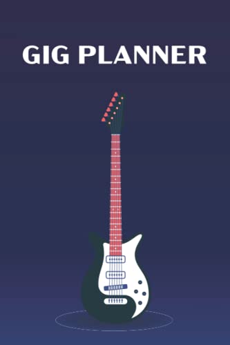 Gig Planner: Diary for Concerts in Rock Metal Pop Jazz Blues Acoustic House Rap Rhythm R.n.B Live Music with Booking Information