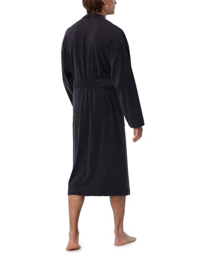 Schiesser Bademantel Leichtfrottee 125 cm Länge - Leichtfrottee Bio Baumwolle