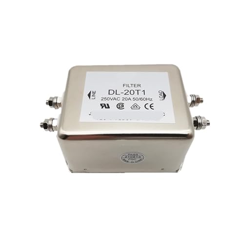 Filtre d'alimentation monophasé 220V DL-20T1 élimine grésillements audio et bugs électriques