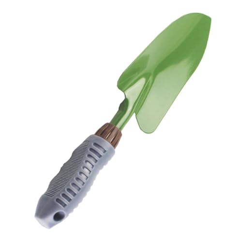 INOOMP Garden Tool Iron Shovel with PVC Skid Handle Hand Tool for Gardening Durable Material for Planting and Digging Easy DIY Hanging Design