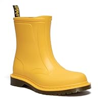 Dr. Martens Unisex 1460 Rain Pull On Boot, Sulphur Yellow PVC, UK 4/US M5W6