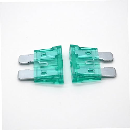 Kit de reemplazo de fusibles automotrices Alipis, 100 piezas, 30 A, tipo cuchilla, para auto, RV, bote, camión, motocicleta, camper y SUV miniatura 3