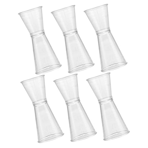 Garneck Bar Equipment Measuring Small Amounts Plastic Jigger Ounce Cup for Bartender Tools