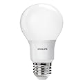 Philips LED Non-Dimmable A19 Frosted Light Bulb: 800-Lumen, 2700-Kelvin, 8.5-Watt (60-Watt Equivalent), E26 Base, Soft White, 2-Pack