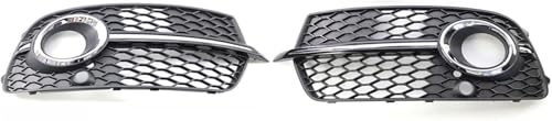 Grille de protection antibrouillard de qualité premium en chrome noir pour Q5 S-Line