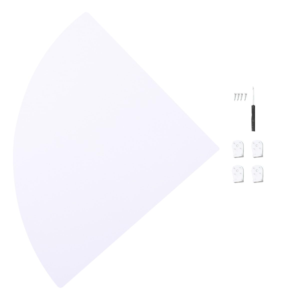 Estantería esquinera de pared con diseño triangular seguro y lavable para organizar la cocina