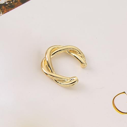 Image of Ear Cuffs Non Piercing 14K Gold Plated Ear Cuff Earrings for Women Trendy Clip on Cartilage Earring Stacks Non Pierced Adjustable Fake Earrings Set Jewelry Christmas Gift 2026 Stocking Stuffers