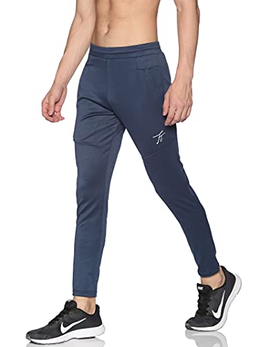 Image of TotzTouch Mens Regular Fit Stretchable Track Pant | Workout Pants| Gym Pants | Joggers | Lowers | Pajamas (Both Side Pockets with Zipper)