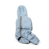 Materiale facile da pulire: i cappotti impermeabili per cani utilizzano tessuto impermeabile ad alta densità, resistente allo sporco e non facile da ottenere peli. Può essere pulito come nuovo con un panno umido, che è più comodo per la cura quotidiana