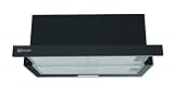 Bauknecht RBAH601B Dunstabzugshaube Flachschirm/ 60 cm/Für Abluft- & Umluftbetrieb geeignet/ 41 kWh/LED/ 3 Leistungsstufen/Energieeffizienzklasse A