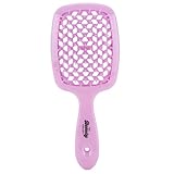 Detangling Brush for All Wet or Dry Hair Types - Pain-Free Brushing, Vented Hair Brush - Lightweight Handle with Extreme Flex to Contour to Scalp (Orchid)