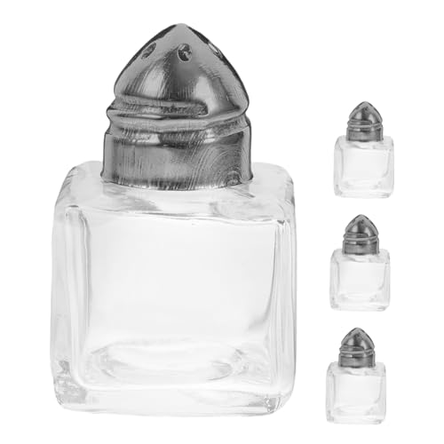 HEALLILY 4pezzi Spargipepe in Spargisale Contenitori per Condimenti Bottiglie per Spezie per Uso Domestico Barattoli per Contenitori per Spezie