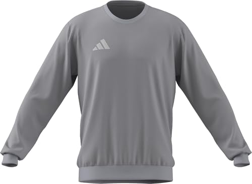 adidas Homme Entrada26 Sweat Top Sweatshirt, Team Light Grey/White, M