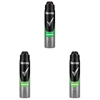 Rexona Men Quantum Antiperspirant Deodorant Aerosol Spray, 250 ml (Pack of 3)