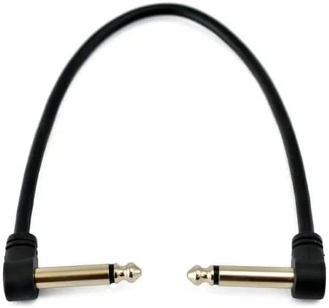 Santo Angelo Cabo para Pedal, 80cm, Conectores P10 Mono, Preto