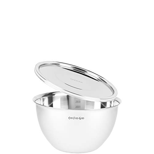 Pearl-Metal-CooFooGoo-AZ-5546-Stainless-Steel-Ball-87-inches-22-cm-Ball-Cover-87-inches-22-cm-Set-of-2