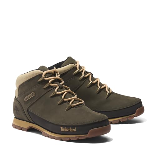 Timberland Euro Sprint Hiker Masculino, Nobuck verde-escuro, 10