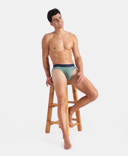 Image of Jockey US59 Men Super Combed Cotton Elastane Stretch Solid Brief