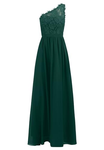Robe de soirée en polyester de qualité supérieure Kraimod vert foncé 38
