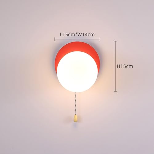 Moderna interior lámpara de pared LED circular negra para iluminar zonas oscuras sin obras 4