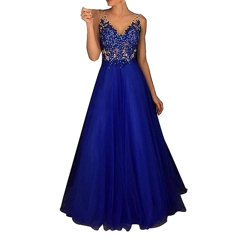 Robe de soirée courte en patchwork de paillettes roses col en V - 2
