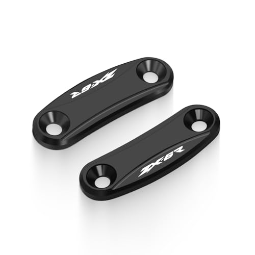 MFGZD Mirror Block Off Base Plates,2 PCS CNC Aluminum Motorcycle Mirror Block Off Plates Compatible with Kawasaki ZX-6R ZX6R 2013-2018