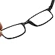 NRDIK PROFLEX LIGHTWEIGHT (3er-Pack) Flexibel Lesebrille – schlagfest, kratzfest, biegbar, rutschfest, Unisex (Männer + Frauen) (Schwarz; rechteckig; 4.0)