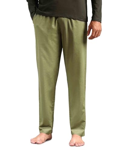 Image of U.S. POLO ASSN. Mens OELP8 Relaxed Fit Cotton Linen Lounge Pants