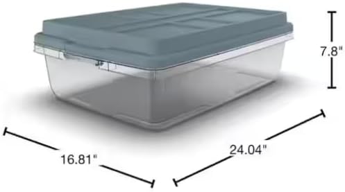 40-Quart Plastic Storage Container QT31004