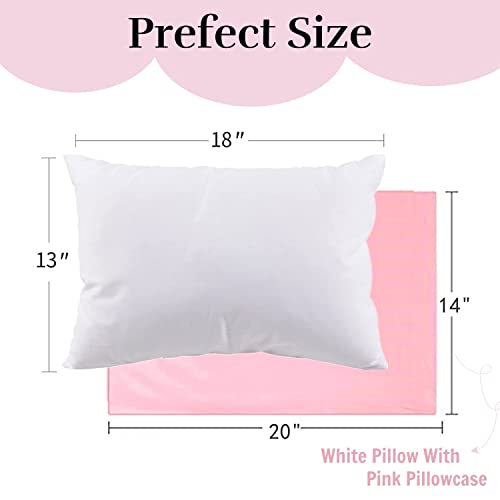 Seclovers ZT-002 P Toddler Pillow With Pillowcase | 13 X 18 Soft Hypoallergenic 100% Organic Cotton Toddler Pillows For Sleeping | Small Kids Pillow, Nursery Pillow thumb #2